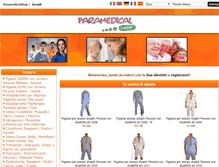 Tablet Screenshot of paramedicalshop.com